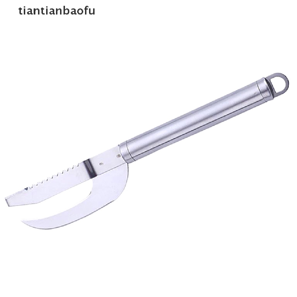 [tiantianbaofu] 2in1 Sikat Kulit Ikan Fast Remove Fish Scale Scraper Planer Tool Butik Ikan