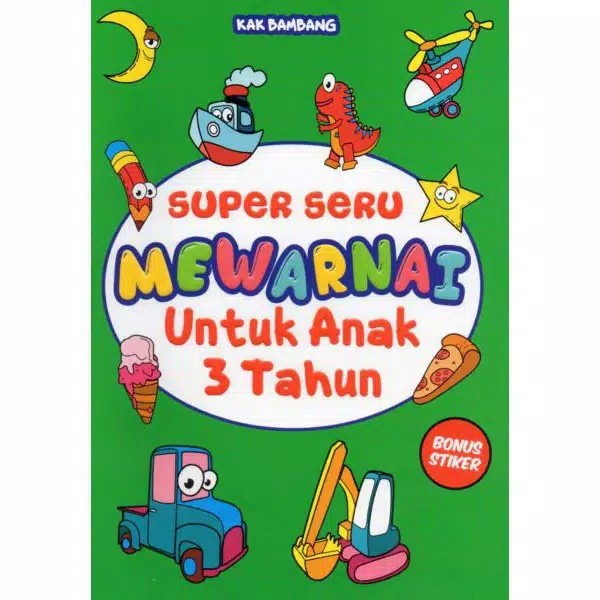 

DN40- Buku anak mewarnai seri 2 dan 3 tahun - 3 TAHUN KODE 212