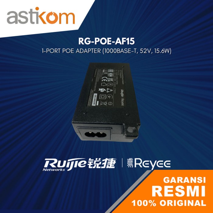 Ruijie Reyee RG POE AF15 1-port PoE adapter