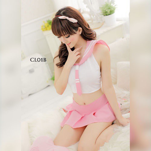 Lingerie Costume Costume Seragam Baju Sekolah / Lingerie Anime Student Cl01 Terlaris
