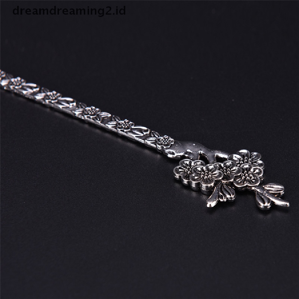 (hot) Rambut Stik Pin Perak Alloy Geometris Bando Lady Hair Clip Aksesoris Baru//