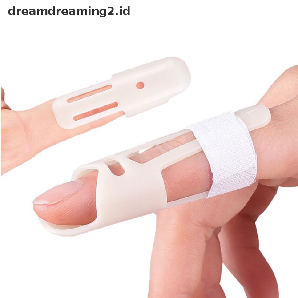 (hot) Perawatan Adjustable Mallet Finger Joint Support Splint Sakit Patahan Finger Splint//