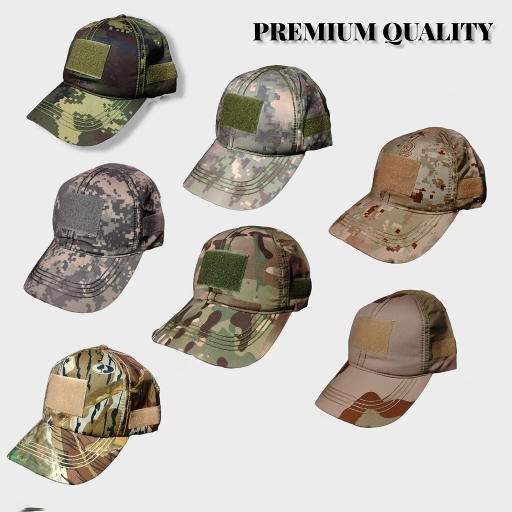 TOPI TAKTIKAL VELCRO | TOPI TNI | TOPI ARMY | TOPI LORENG TNI | TOPI MILITER