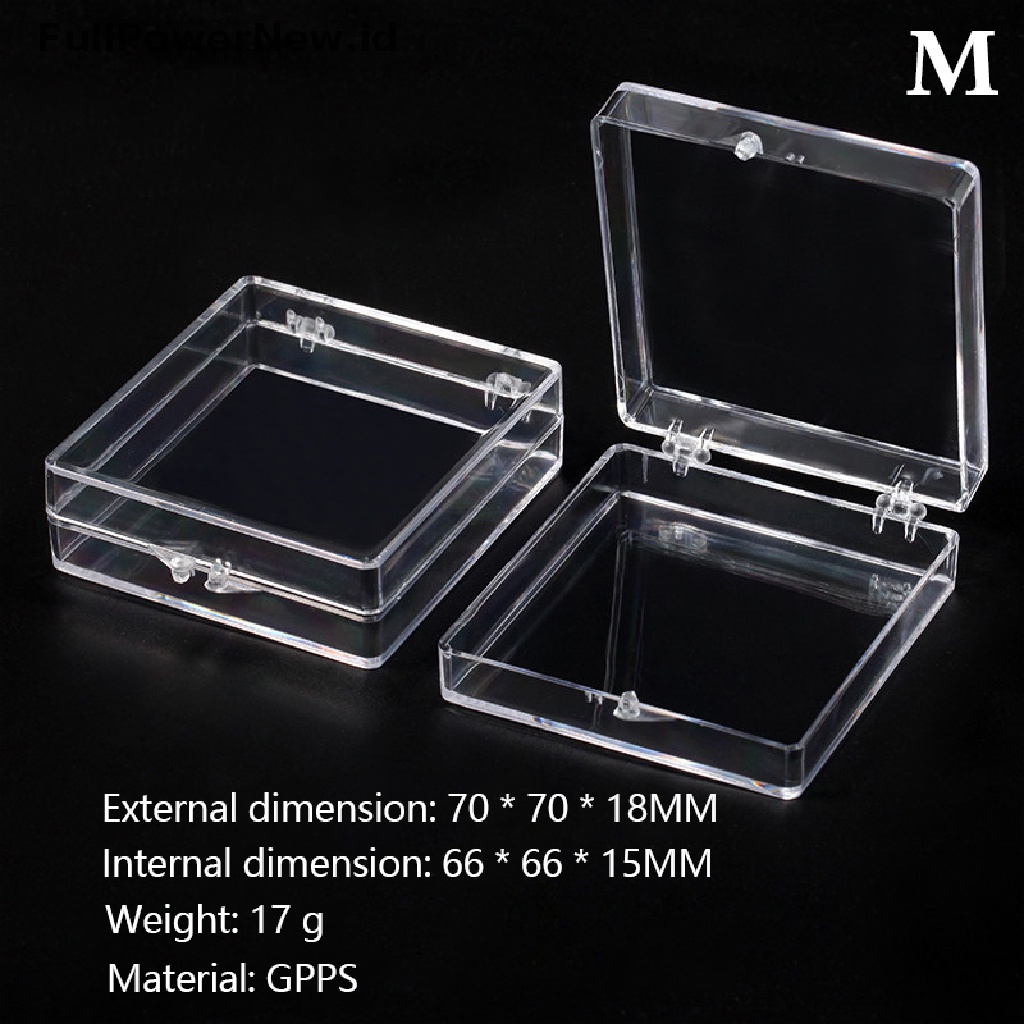 Power Kotak Penyimpanan Transparan Stand Display Organizer Wadah Nail Art Manicure Tool ID