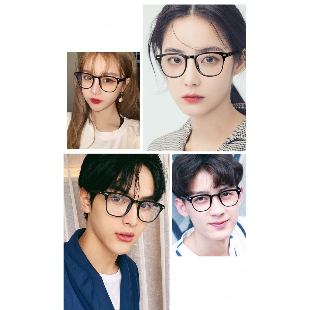 Kacamata Korea 2337 Kacamata Cat Eye, Kacamata Minus Normal , Kacamata Gaya Anti Radiasi Kaca Mata Minus Wanita Pria / BS