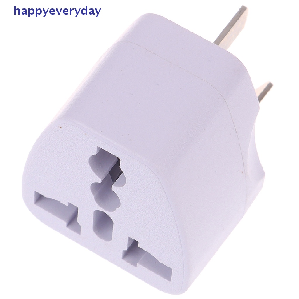 [happy] Adaptor Colokan Listrik Travel Universal USA EU EURO Asia to AU AUSTRALIAN 3pin [ID]