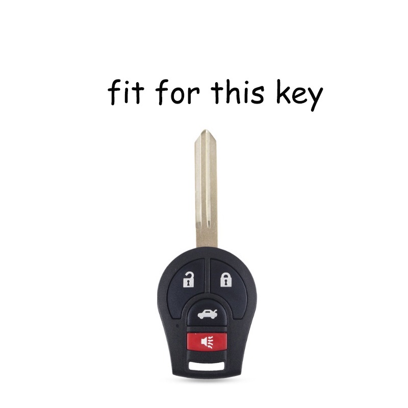 Untuk Nissan Micra Qashqai Maxima Altima Sentra Versa Mobil TPU 4tombol Remote Key Case Fob Cover Holder