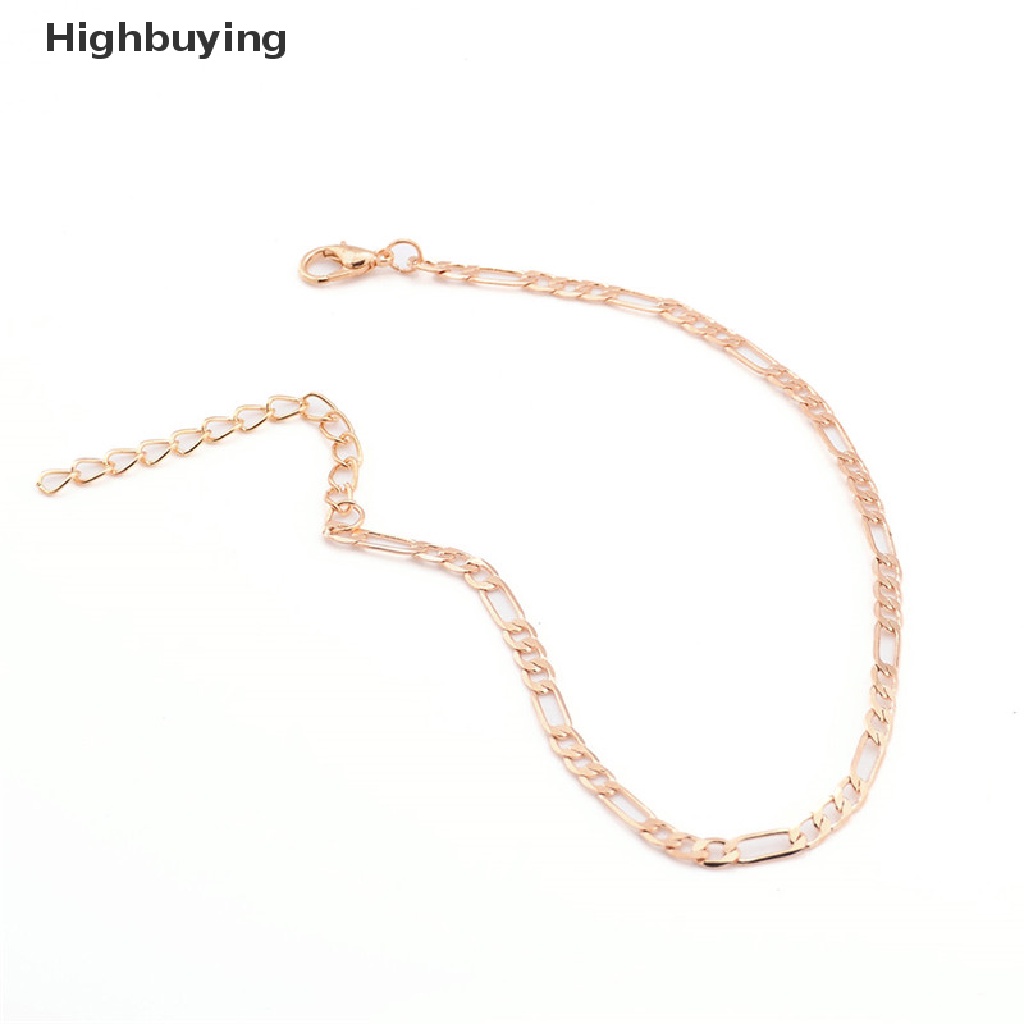 Hbid 1pcs Fashion Gold Silver Plated Kualitas Tinggi Rantai Ankle Gelang Kaki Perhiasan Glory