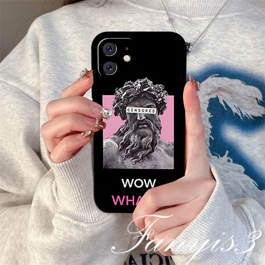 Realme C35 C33 C30s C31 9i C25Y C21Y C25 C25s C21 C20 C15 C12 C11 8Pro 8i C3 5 5i 5s 6i Narzo 50A Prime 50i Figure Statue Phone Case Silicon Soft Cover Pelindung