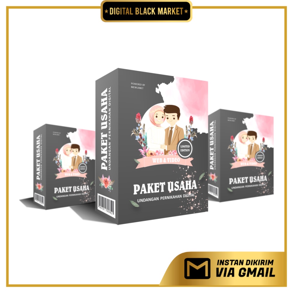 MEVIDEO Paket Usaha Bikin Undangan Digital