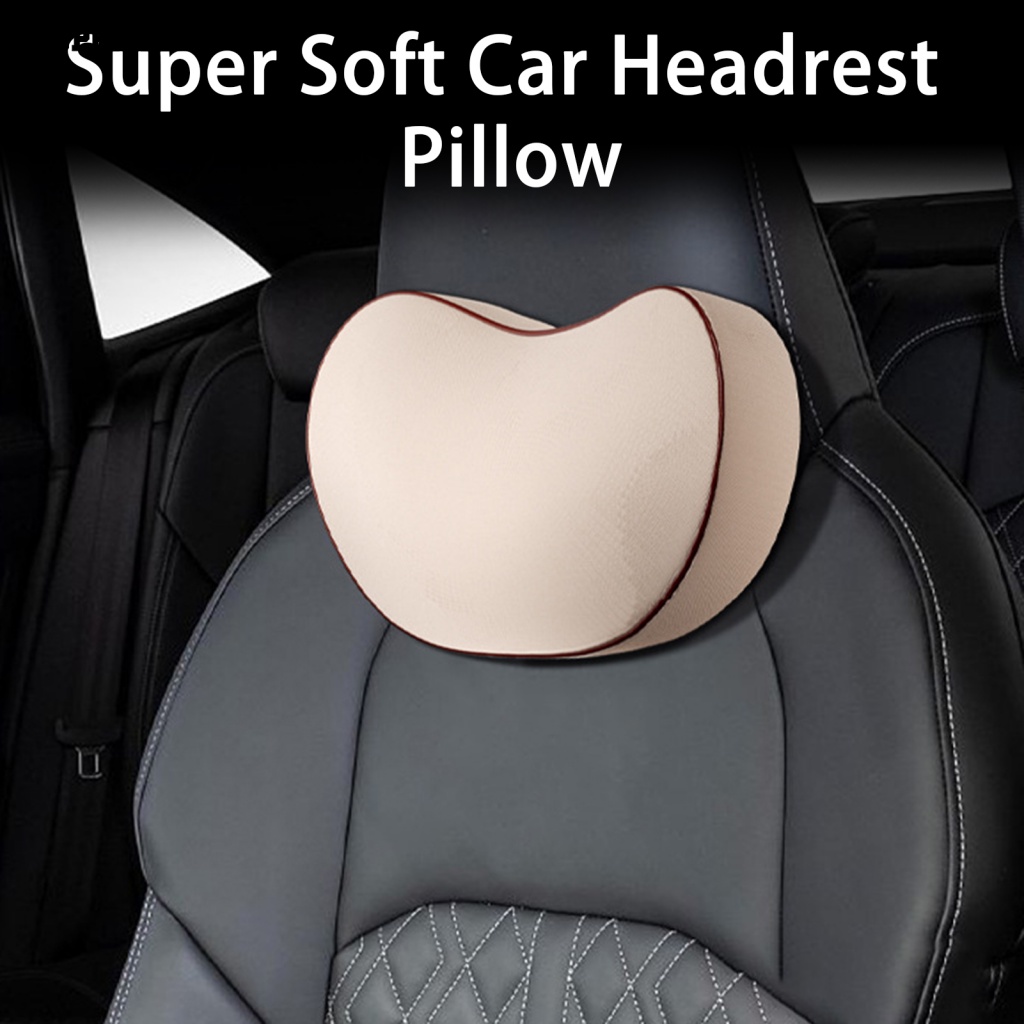 Suppmodel Mudah Bersih Bantal Leher Mobil Aksesori Mobil Kelembutan Car Headrest Pillow Breathable