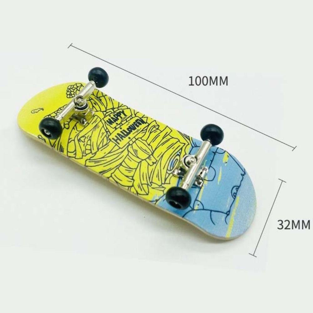 [Elegan] Jari Skateboard Hadiah Ulang Tahun Plastik Novelty Mini Skateboard Jari Skuter Simulasi Skateboard Profesional Mainan Edukasi Jari Mainan Papan Surfing