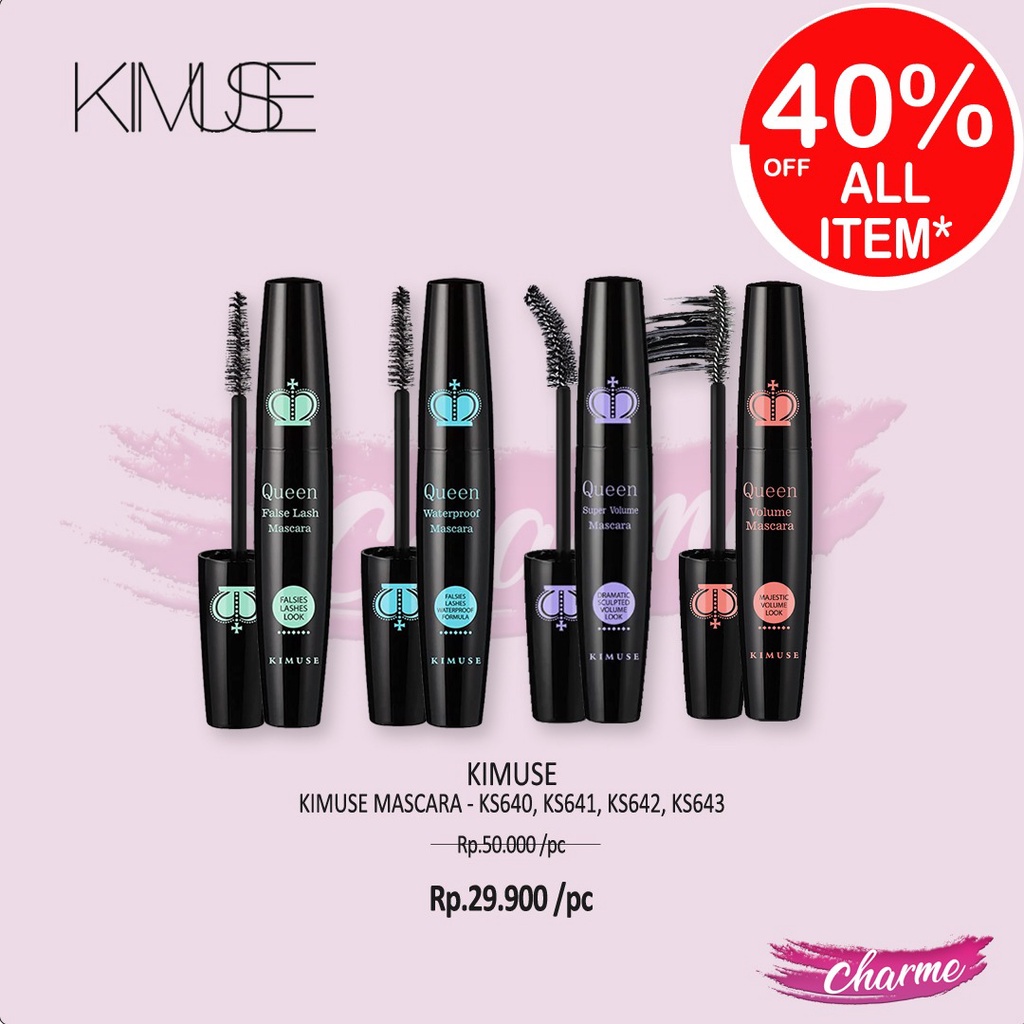 KIMUSE False/Volume/Waterproof Lash Mascara Maskara KS640 641 642 643