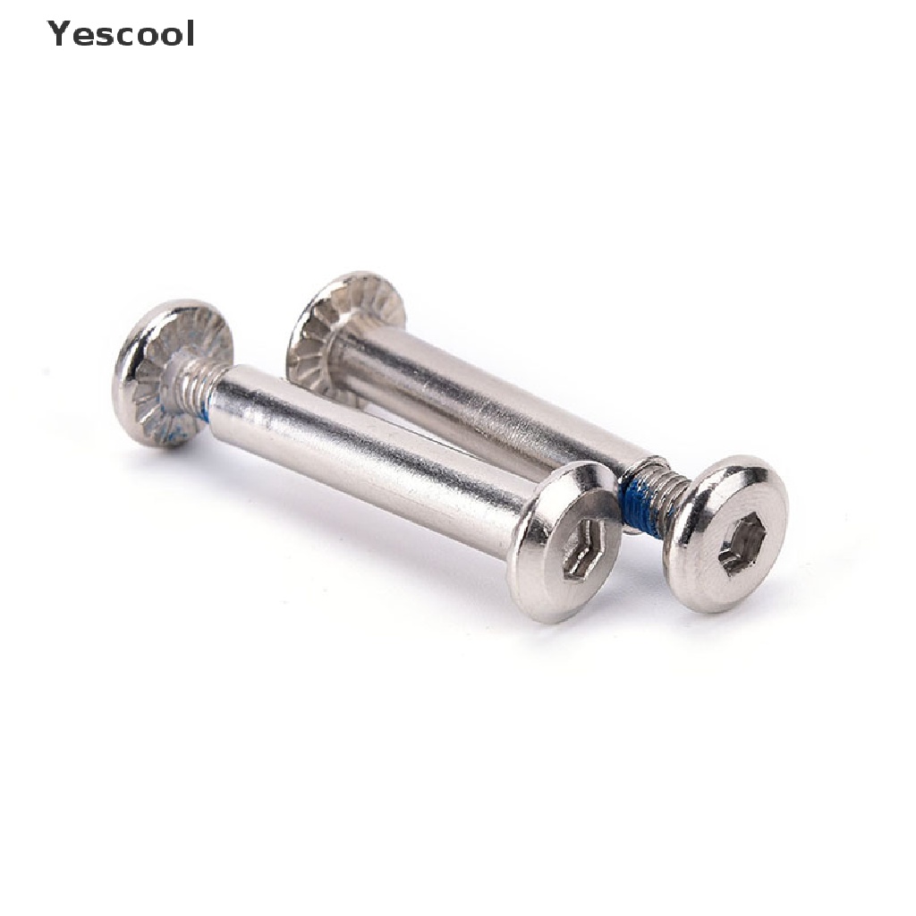 Yescool 8x/set inline roller As Mata Pisau Sekrup Baut Roda skate Untuk Sepatu skate ID