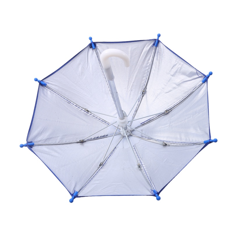 [AYBX] 1set Dudukan Ponsel Lokomotif Payung Tahan Air Portable Mini Parasol Alloy Sun Shade Bicycle Umbrella Untuk Berkendara