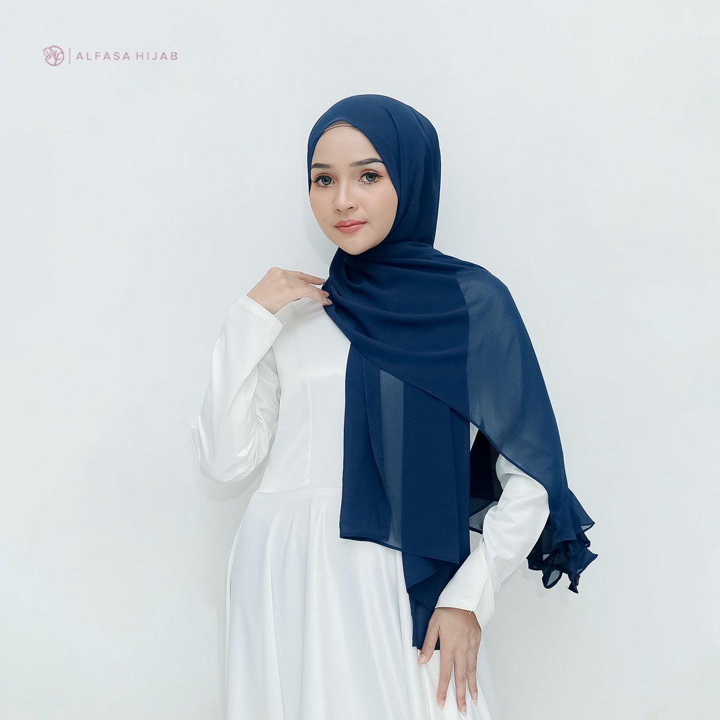 Pashmina Azela Ceruty Baby Doll by Alfasa Hijab