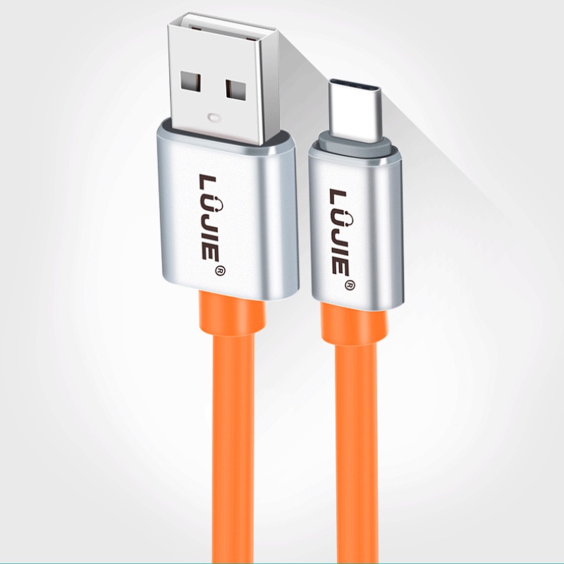 Kabel Data Luminous Typec 2A Untuk Huawei Xiaomi Charging Cable Kabel Cas 1m Type-C