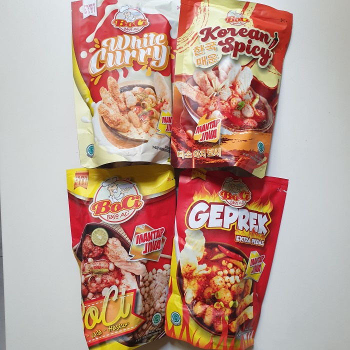 

TERBARU Paket Bundling Aneka Boci Baso Aci Khas Garut (Geprek, Curry, Korean) DELP