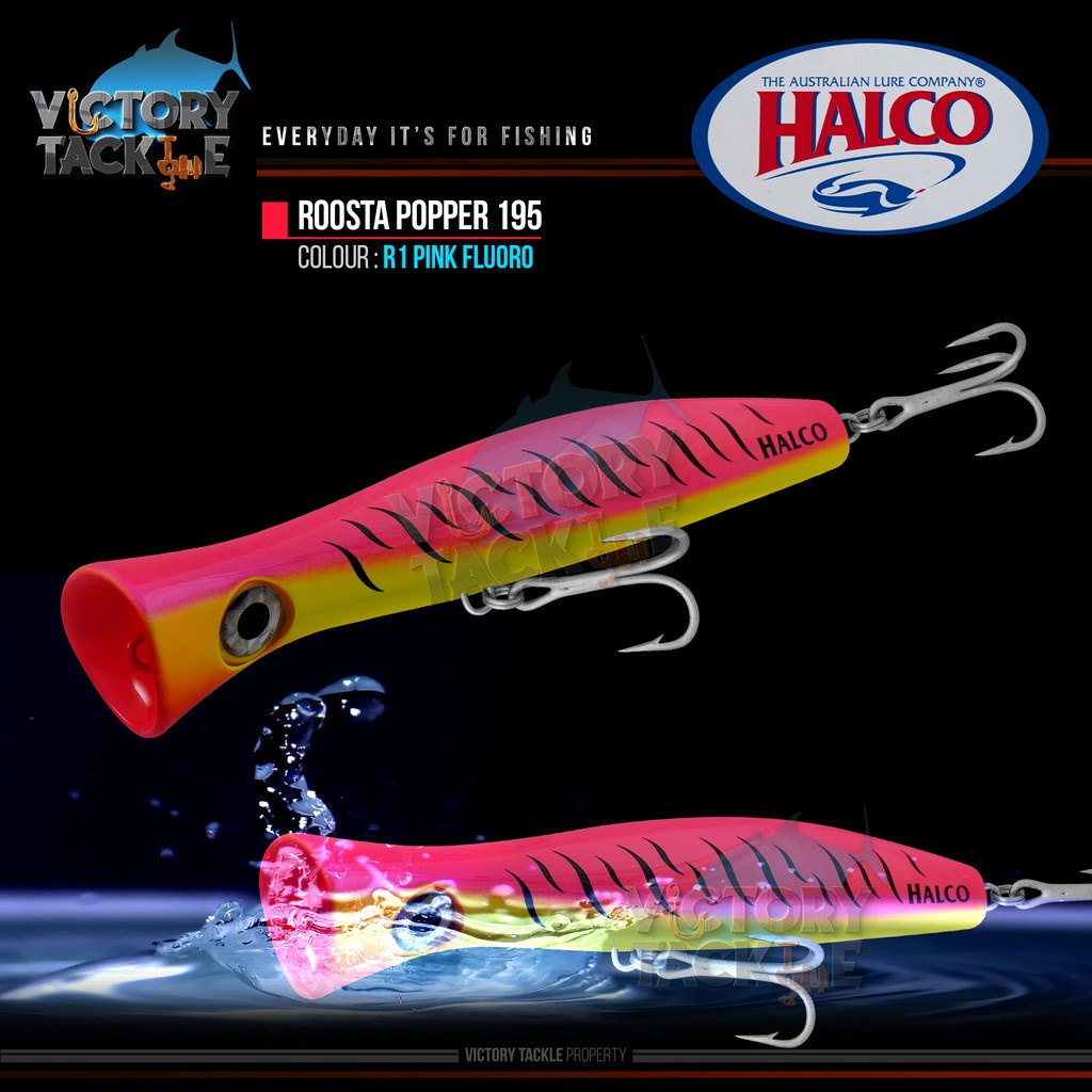 Umpan Pancing HALCO ROOSTA POPPER 195 HAYMAKER 117 GRAM