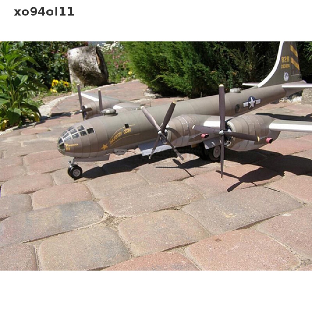 Xo 1: 47b-29 Super Aerial Fortress er Pesawat DIY 3D Kertas Model Kit Mainan OL