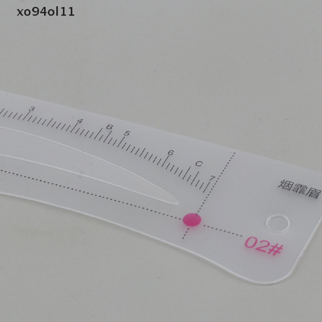 Xo 12Pcs Portabel Satu Langkah Stempel Alis Shaping Kit Alat Makeup Definer Alis OL