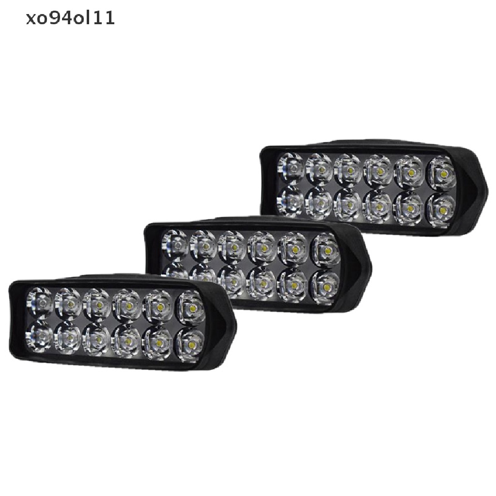 Xo 12-24W Lampu Kerja LED Bar Flood Spot Combo Driving Lamp Mobil Truk Offroad 12-80v OL