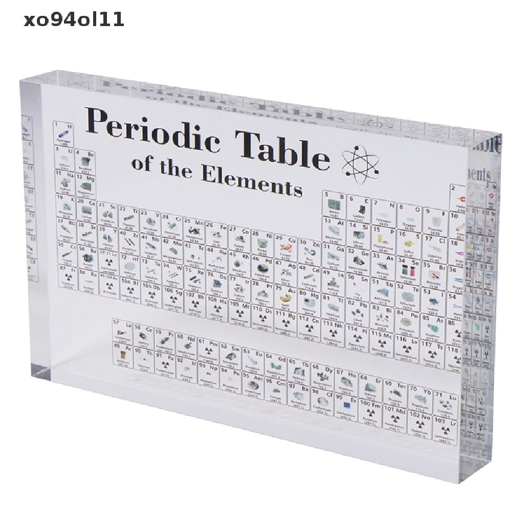 Xo Meja Periodik Dengan Bahan Kimia Display Akrilik Untuk Meja Guru Sekolah  Ol