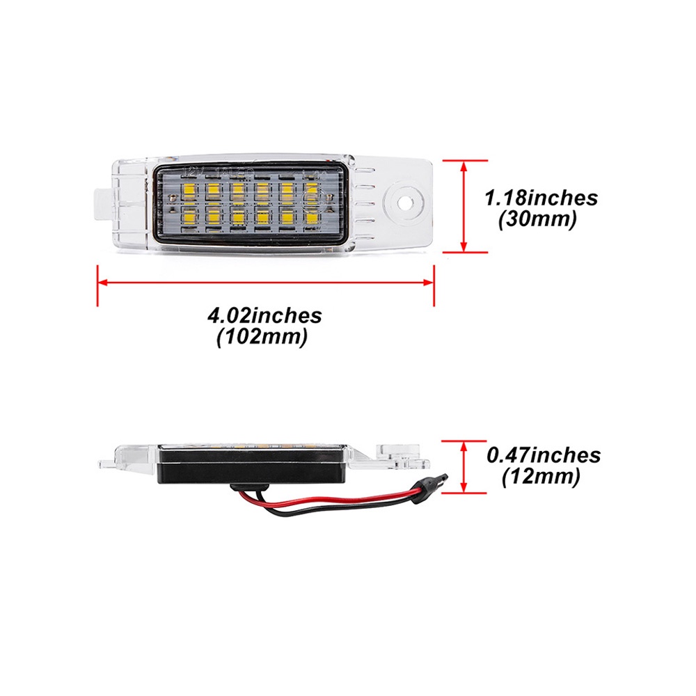 2x Untuk Toyota Harrier Hiace Highlander Kluger RAV4 Untuk Lexus RX300 Untuk Scion XB Putih LED Plat Lampu Plat Nomor Lampu