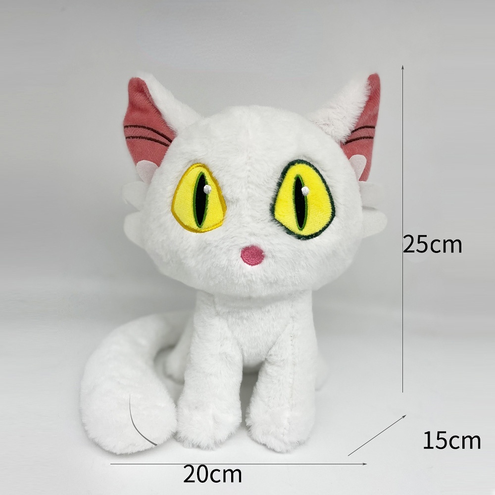 Mainan Plush Daijin Kucing Dan Sedihaijin Kucing Hitam Plushie Boneka Binatang Lembut Hadiah Ulang Tahun Untuk Bayianak