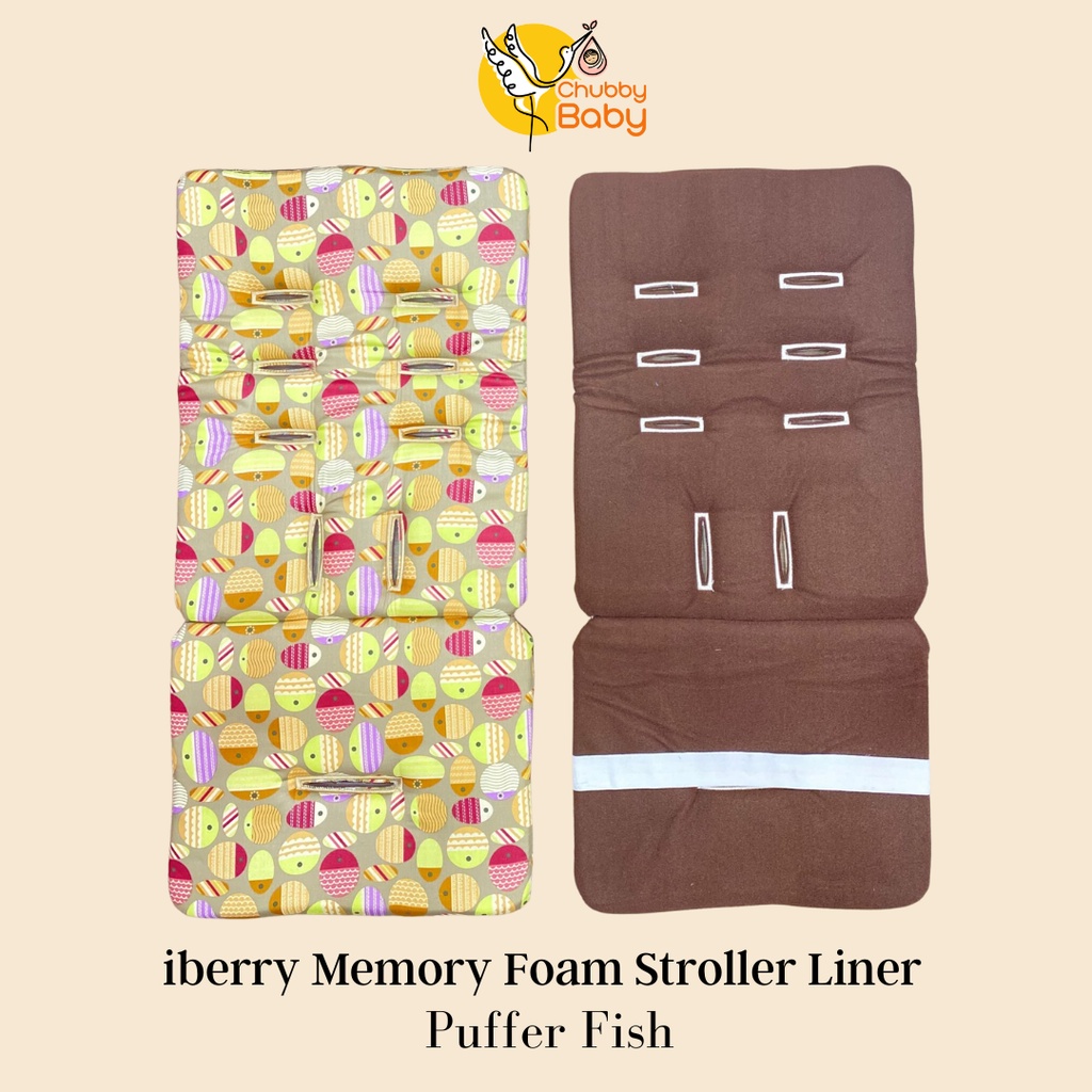 iberry Memory Foam Stroller Liner | Alas Stroller Bayi