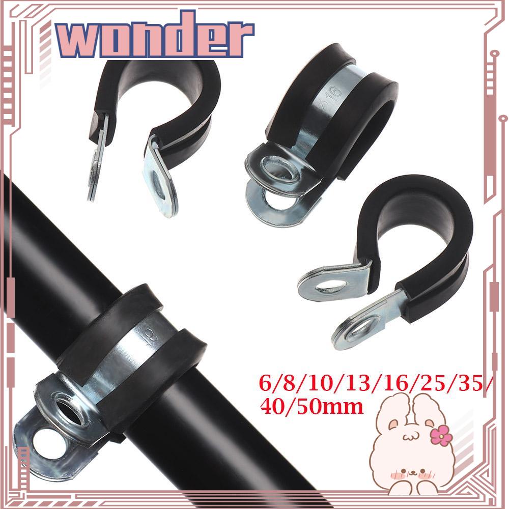 Wonder 10Pcs Klem Selang Kabel Fitting Listrik Tahan Lama Perangkat Keras Yang Bermanfaat Pemasangan Pipa Fix