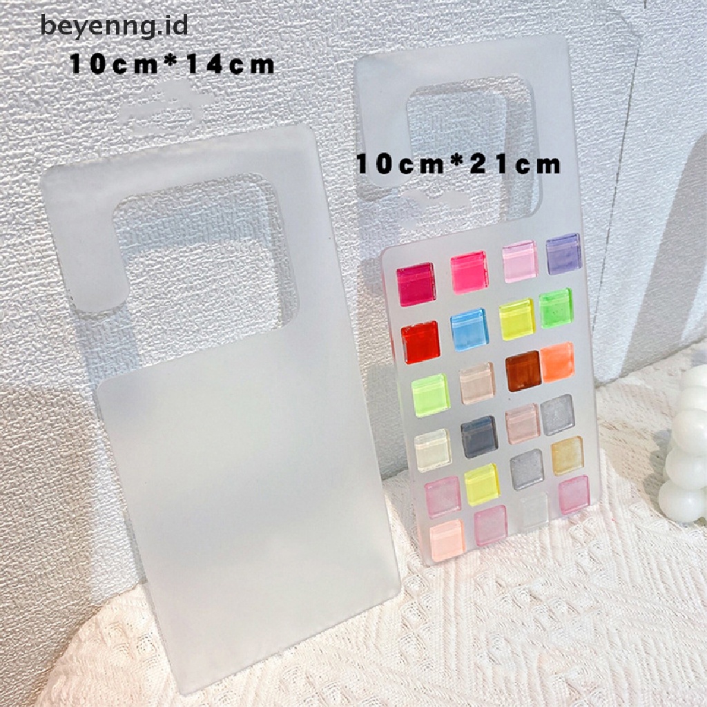 Beyen 1PC Papan Pajangan Nail Art Pajangan Sample Kuku Palsu Akrilik Display Stand ID