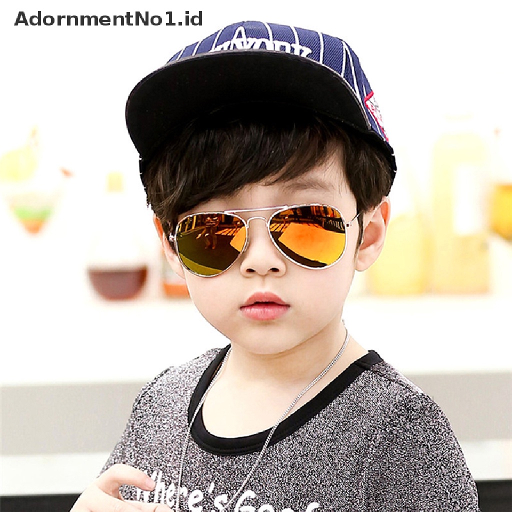 [AdornmentNo1] Unisex Anak Aviators Sunglasses Shades UV400 Fashion Classic Kids Kacamata [ID]