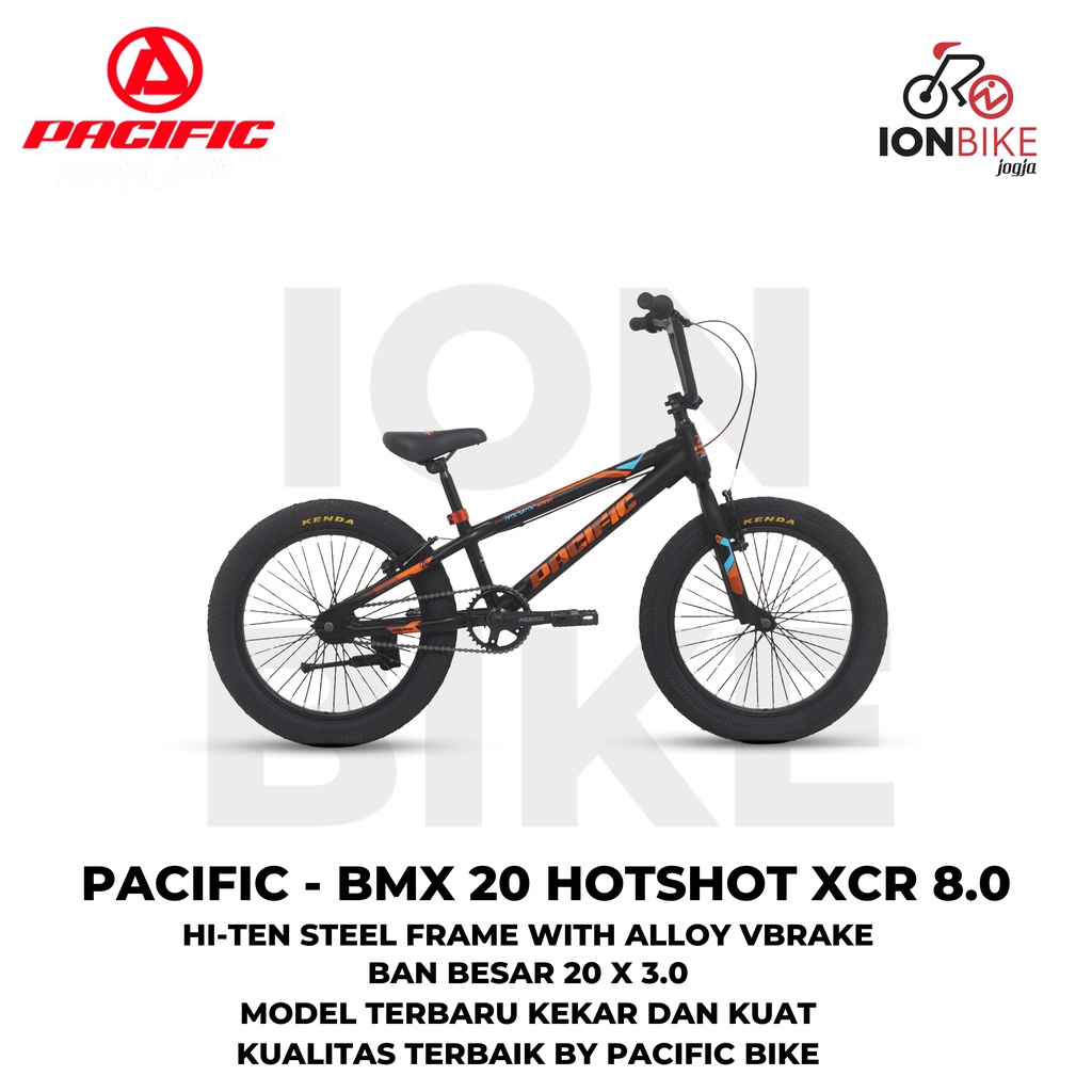 Sepeda BMX 20 Pacific Hotshot XCR 8.0 Ban Besar Terbaru Kuat Hot Shot