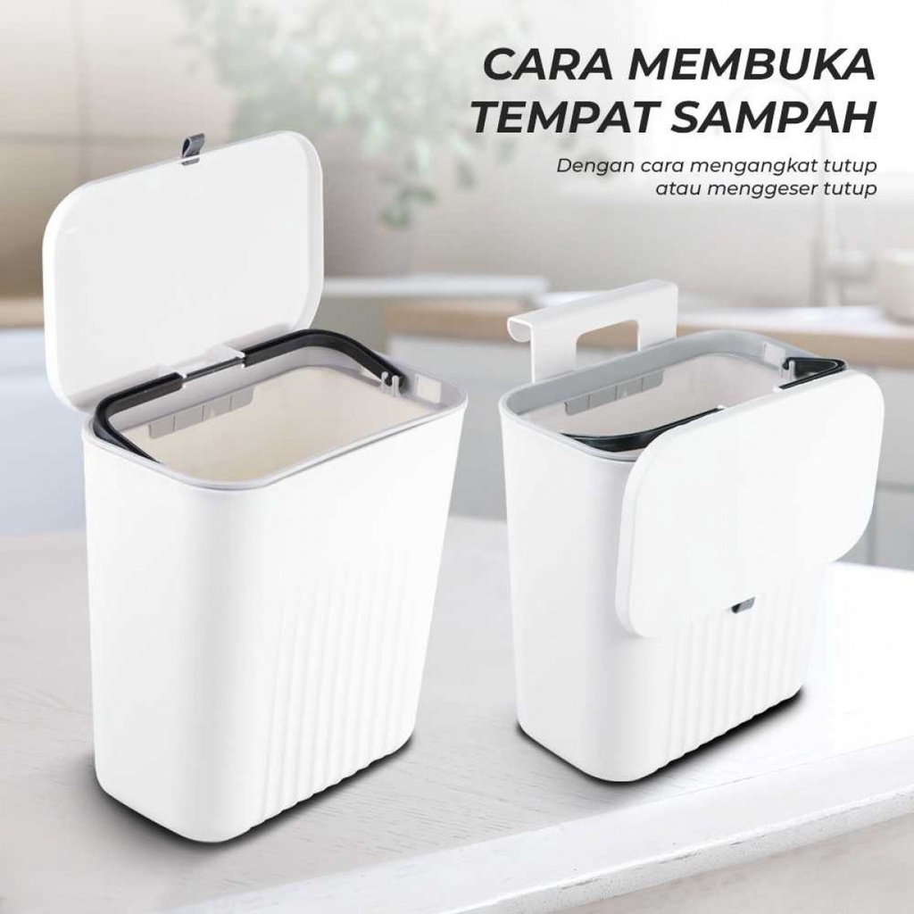Kitchen Waste Trash Bin Tempat Sampah Dapur Toilet Gantung Tempel