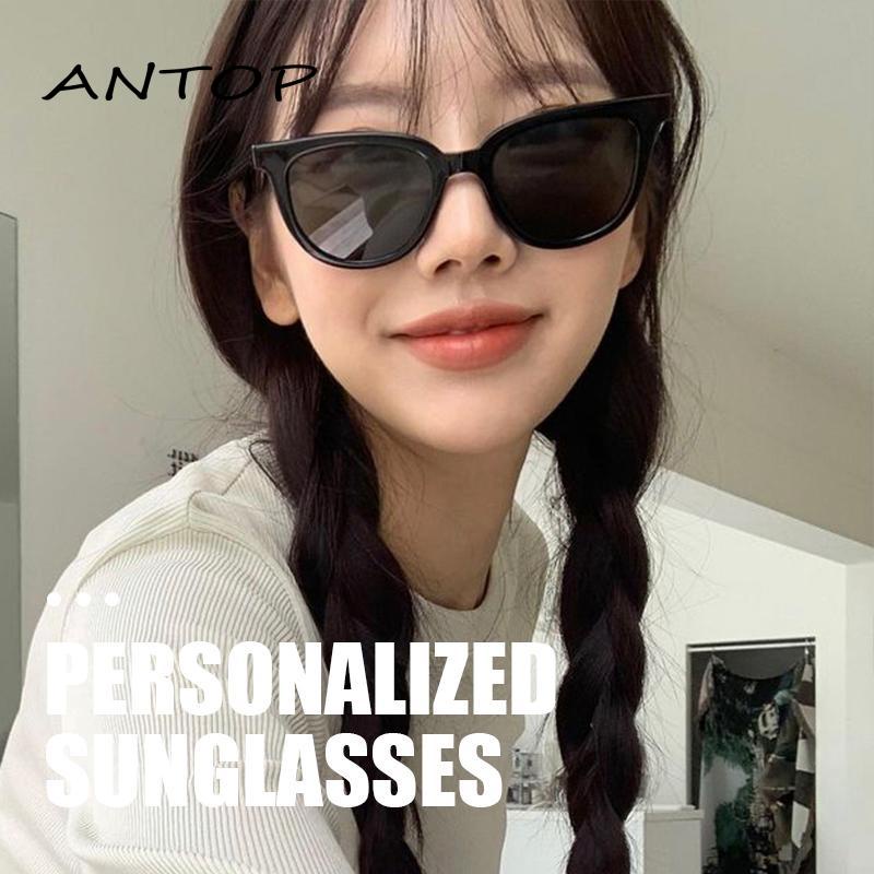 [antop] Kacamata Pelindung Matahari Bingkai Persegi Fashion Korea Baru Permen Warna UV Perlindungan Sunglasses