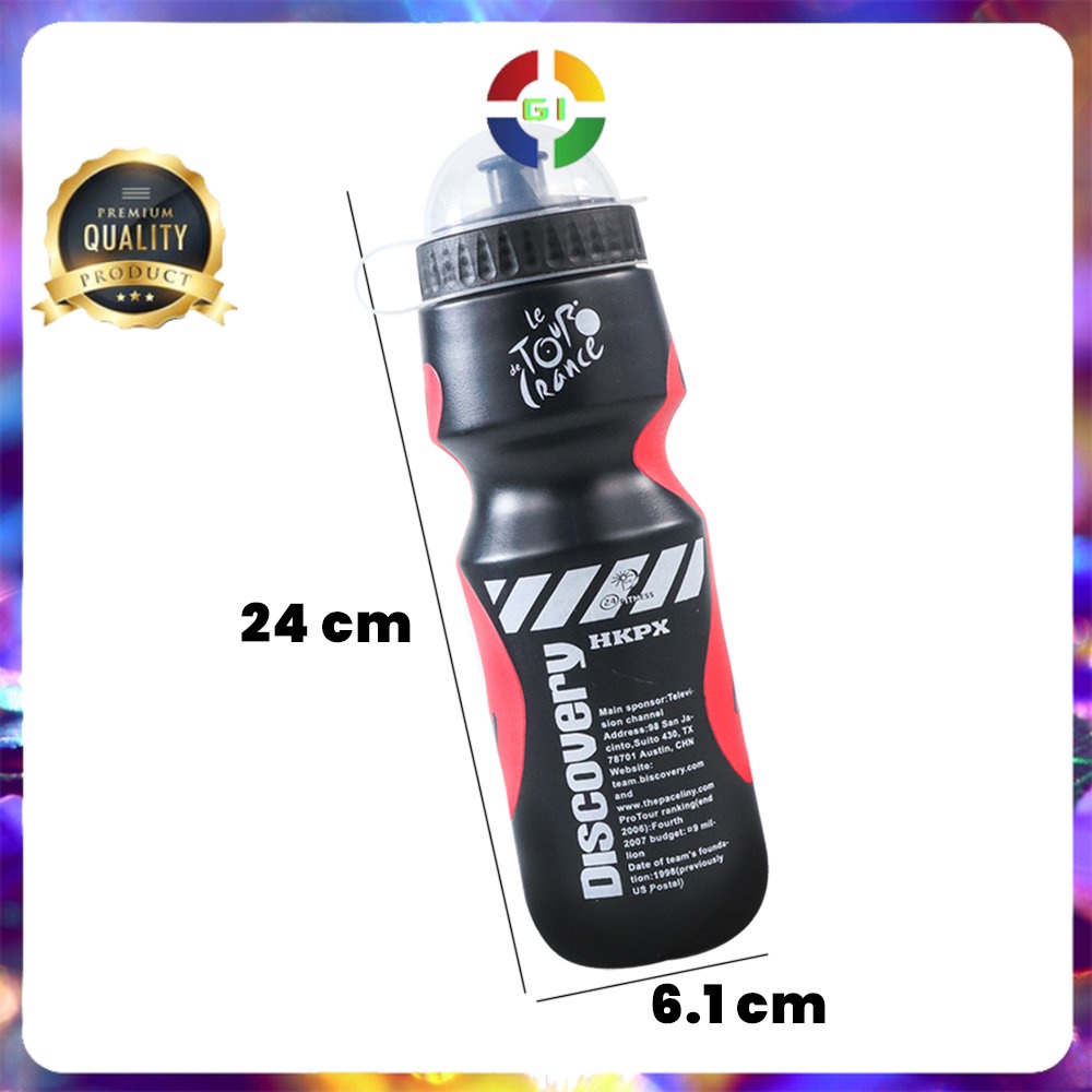 Botol Minum Sepeda 650ml Black