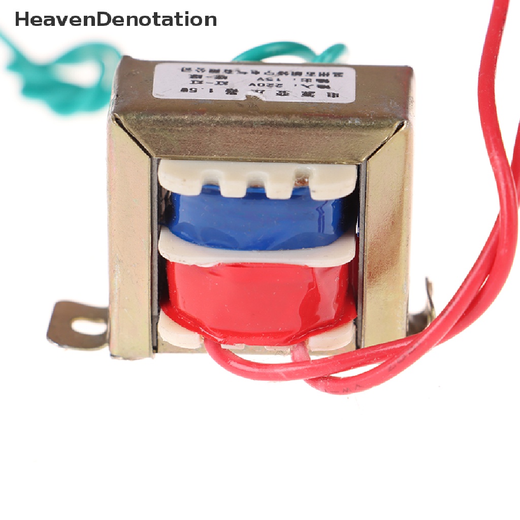 [HeavenDenotation] Ac 6V-24V Tegangan Output 1W EI Copper Core Input 220V Voltage Copper Transformer HDV