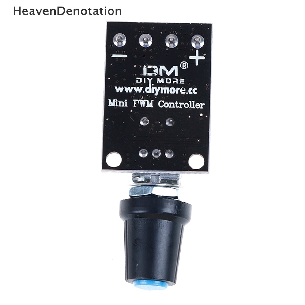 [HeavenDenotation] 5v 12V 10A PWM DC motor speed controller Gubernur stepless Pengatur Kecepatan HDV