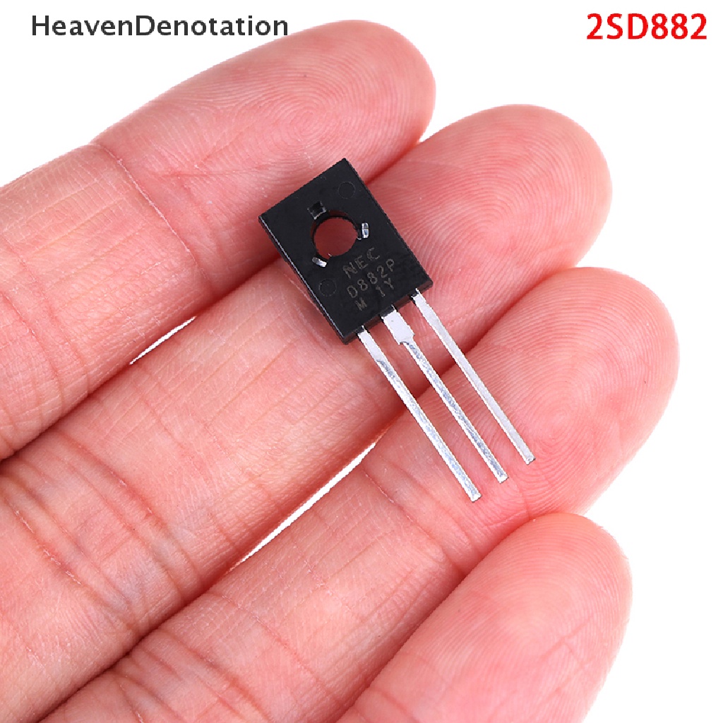 [HeavenDenotation] 50pcs/lot Transistor Triode 2SD882 3A/40V TO-126 NPN Power New HDV