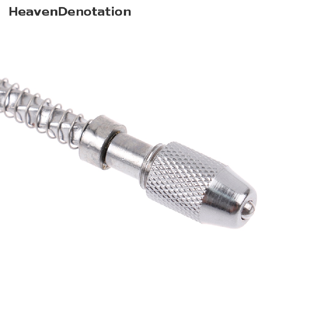 [HeavenDenotation] Bor Tangan Spiral Mini Full Metal Hand Twist Drill Alat Pelubang Manual HDV