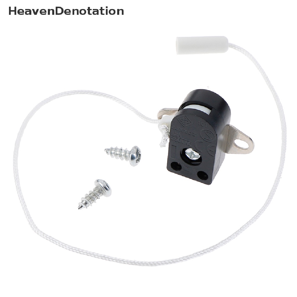 [HeavenDenotation] Saklar Kabel Tarik Untuk Lampu Dinding Bedside Lamp Open Single Pull Control Rope Switch HDV