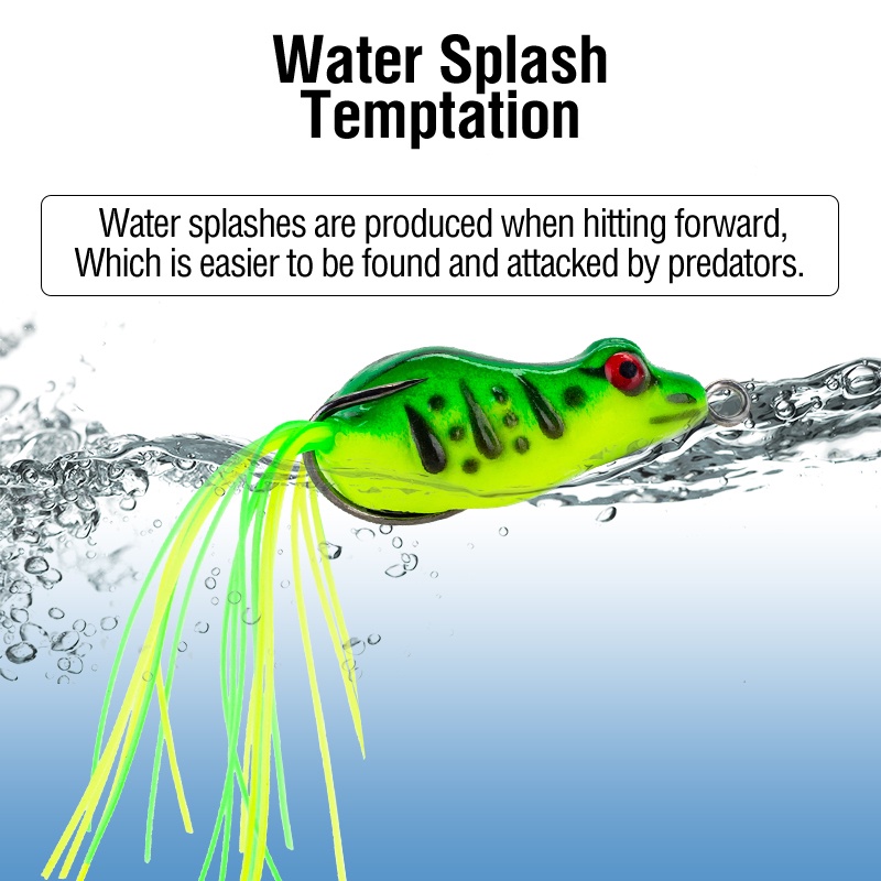 4cm/6.5g Topwater Soft Frog Toman Fishing Casting Lure 6warna Umpan Katak Mini Mengambang 3D Mata Realistis Snakehead Lures Swimbaits Untuk Air Tawar Air Asin
