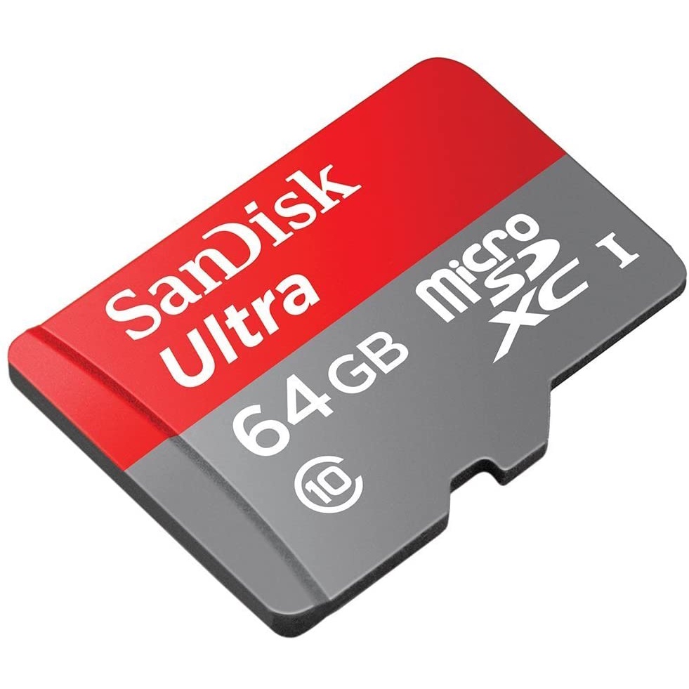 SanDisk Ultra MicroSD 64GB A1 140MB/s MicroSDXC SDSQUAB Class 10 Resmi