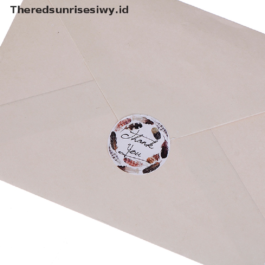 # Kado Mom &amp; PAPA DIY # 500pcs Stiker Thank You Label Segel Untuk Stiker Scrapbooking Pesta Pernikahan~