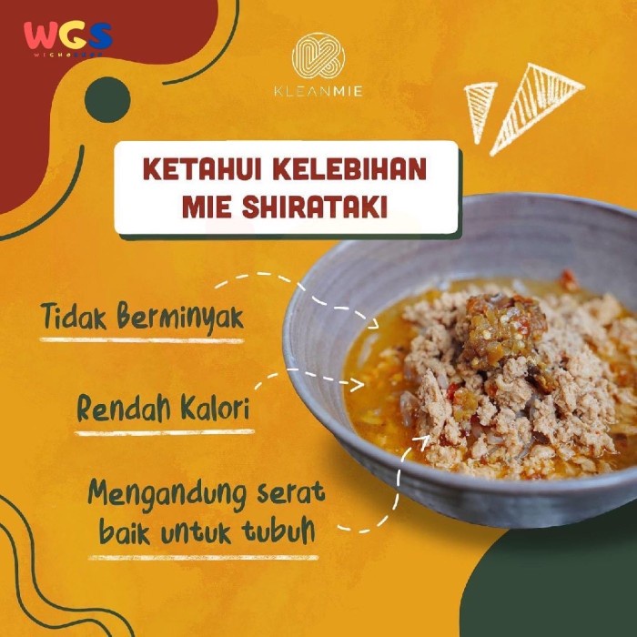 Kleanmie Shirataki Instant Noodle Rasa Sundubu Gluten Free No MSG 150g