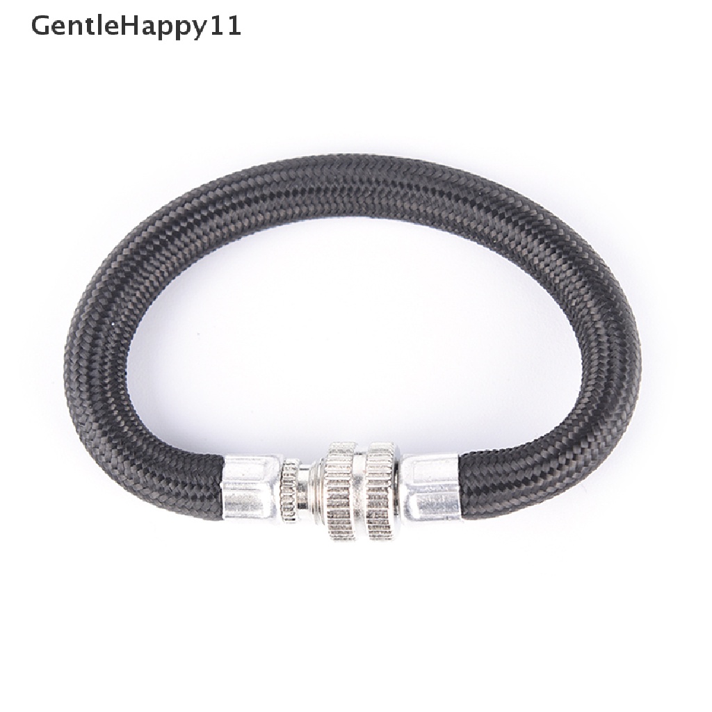 Gentlehappy 2PCS Selang Ekstensi Pompa Sepeda Inflator Tabung Pipa Cord 150psi schrader Valve id