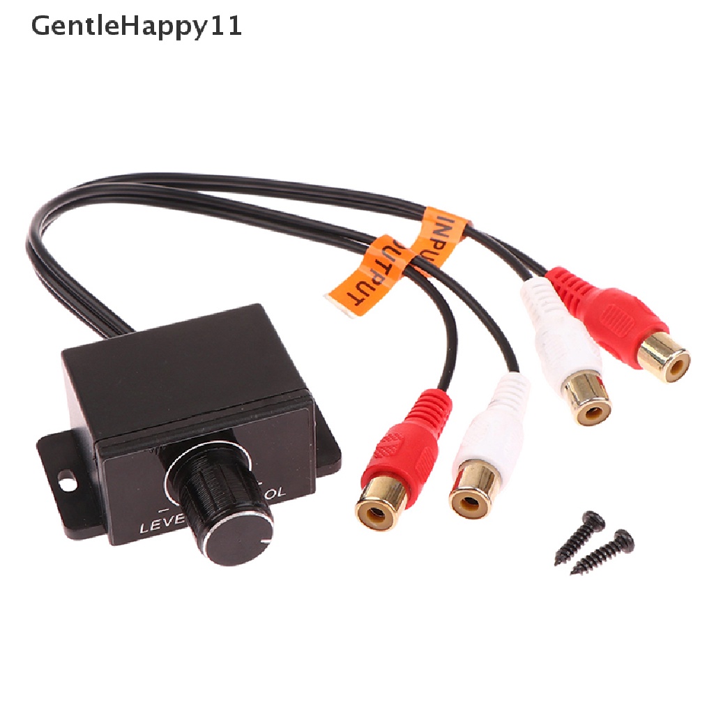 Gentlehappy New Car Amplifier Pengatur Volume Speaker Bass Controller Amplifier Audio Mobil id