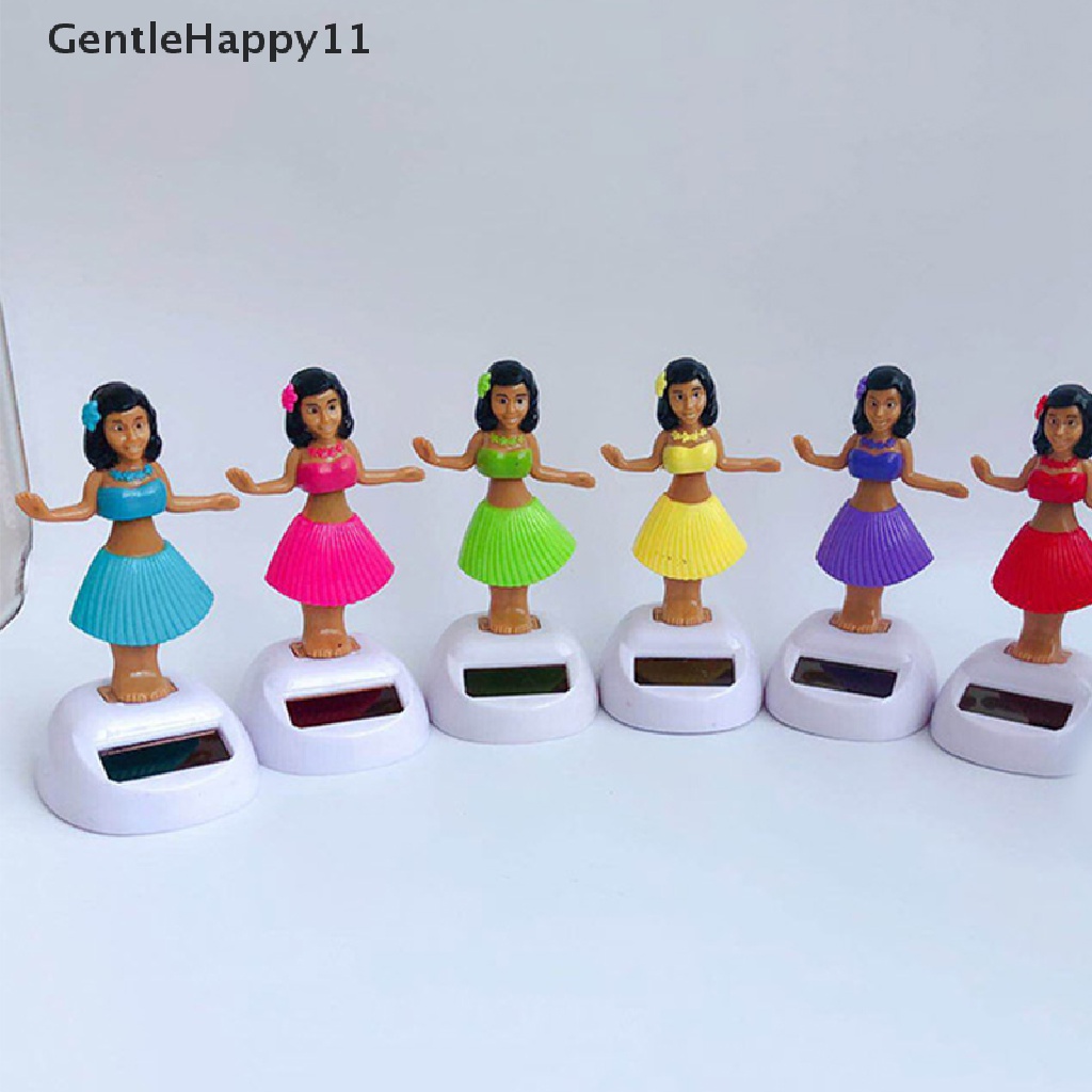 Gentlehappy Ornamen Mobil Tenaga Surya Menari Berayun Mainan Gadis Dashboard Decor Aksesoris Mobil id