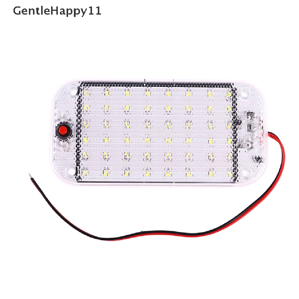 Gentlehappy 48lampu Panel LED Lampu Baca Interior Mobil Lampu Kabin Kecerahan Tinggi id